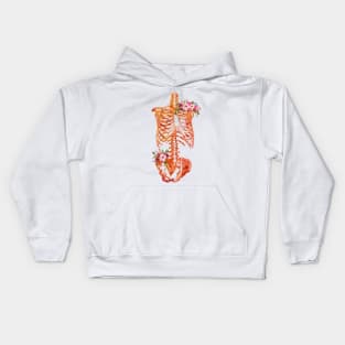 Skeleton Torso Kids Hoodie